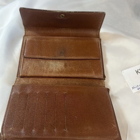 Auth Louis Vuitton Porte Tresor Etui used fair/good condition - Picture 6 of 16